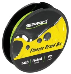 SPRO Finesse Braid 8x Lime Green 164 Yards -Fishing Gear Sale 39781710135385