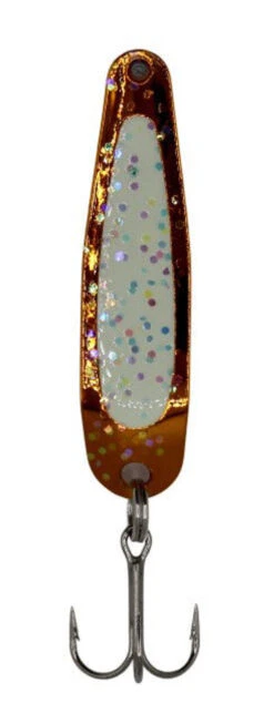 Michigan Stinger Spoons - SCORPION SIZE - XCU330 - Yellow Glitter Glo